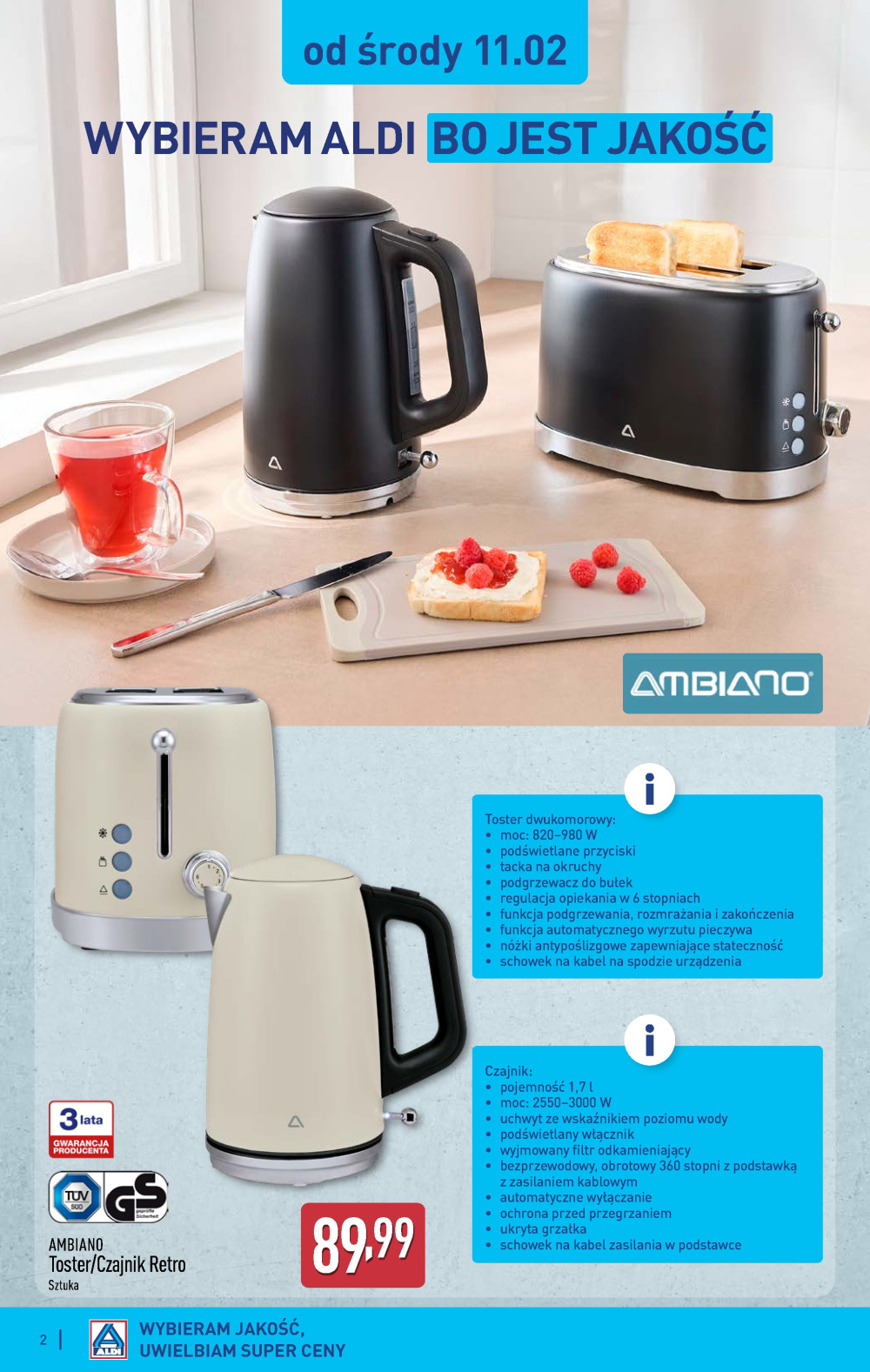 Leták Aldi offerta - Artykuły przemysłowe i tekstylia, Polsko - strana 2