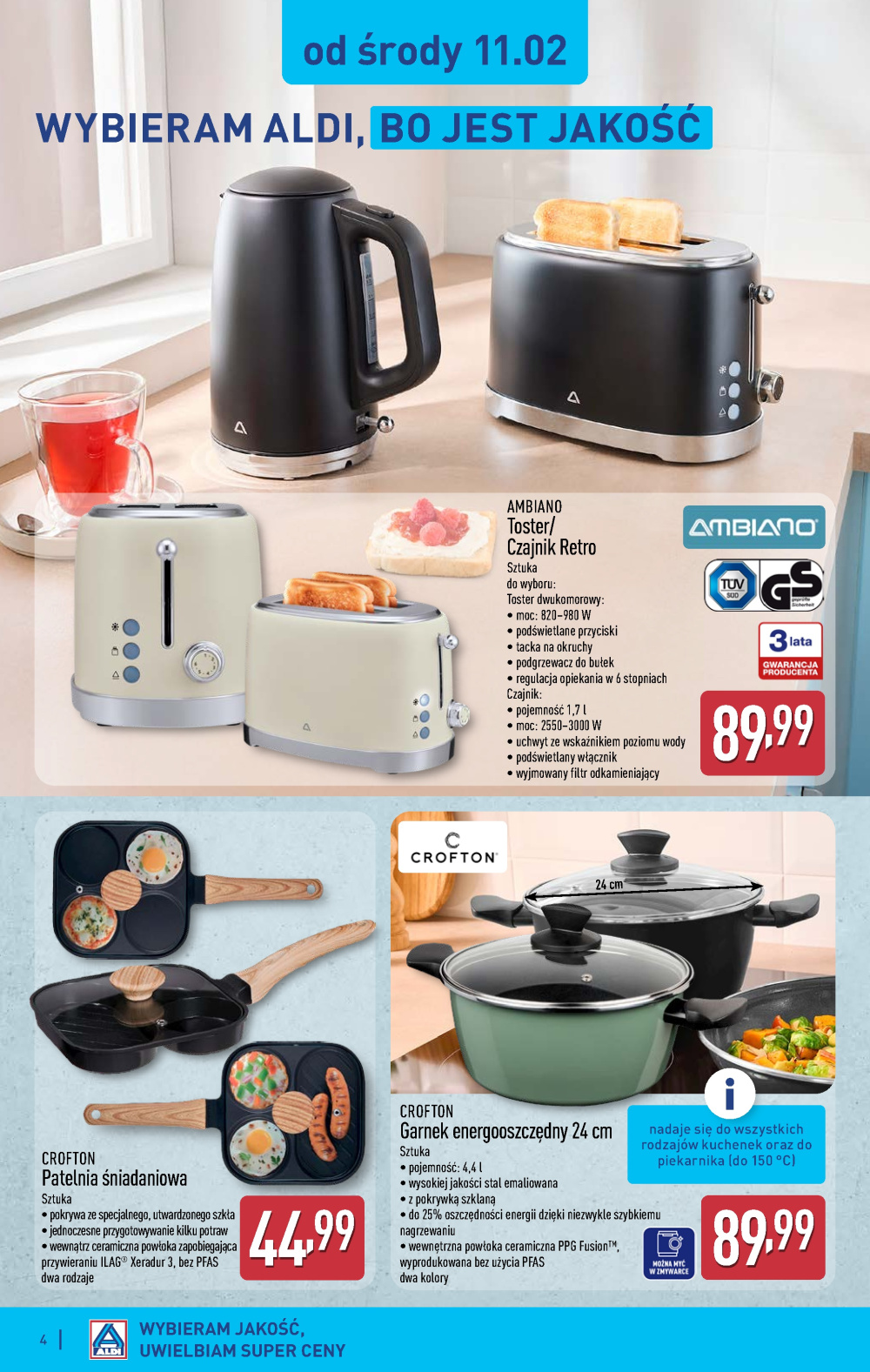 Leták Aldi offerta - Artykuły przemysłowe i tekstylia, Polsko - strana 4