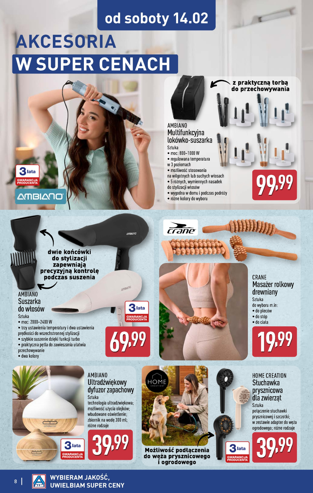 Leták Aldi offerta - Artykuły przemysłowe i tekstylia, Polsko - strana 8