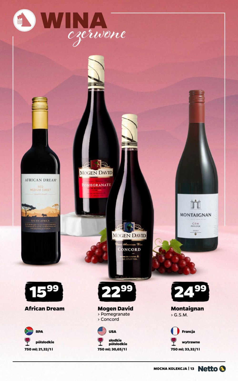 Leták Netto gazetka - Wina, Polsko - strana 13