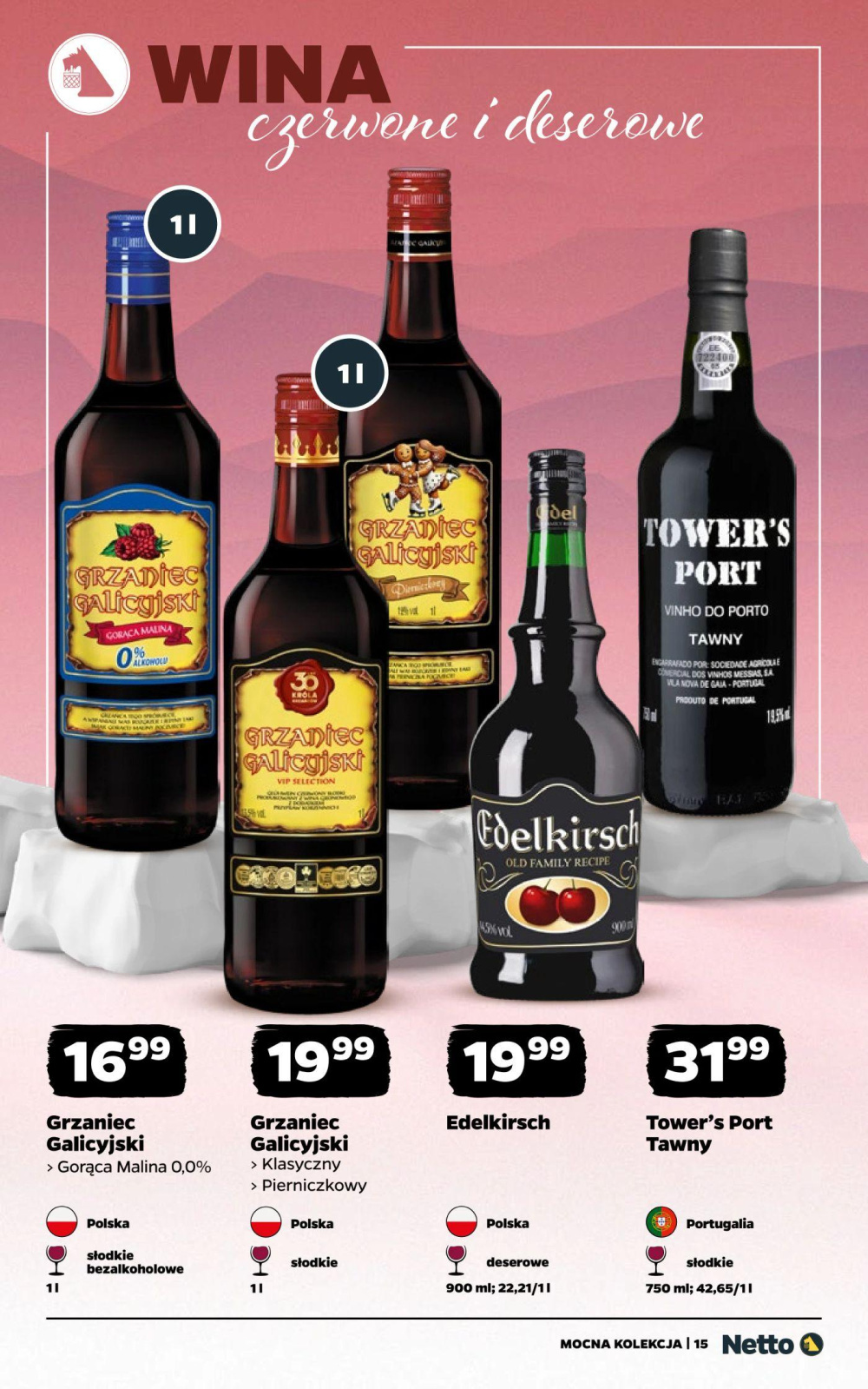 Leták Netto gazetka - Wina, Polsko - strana 15