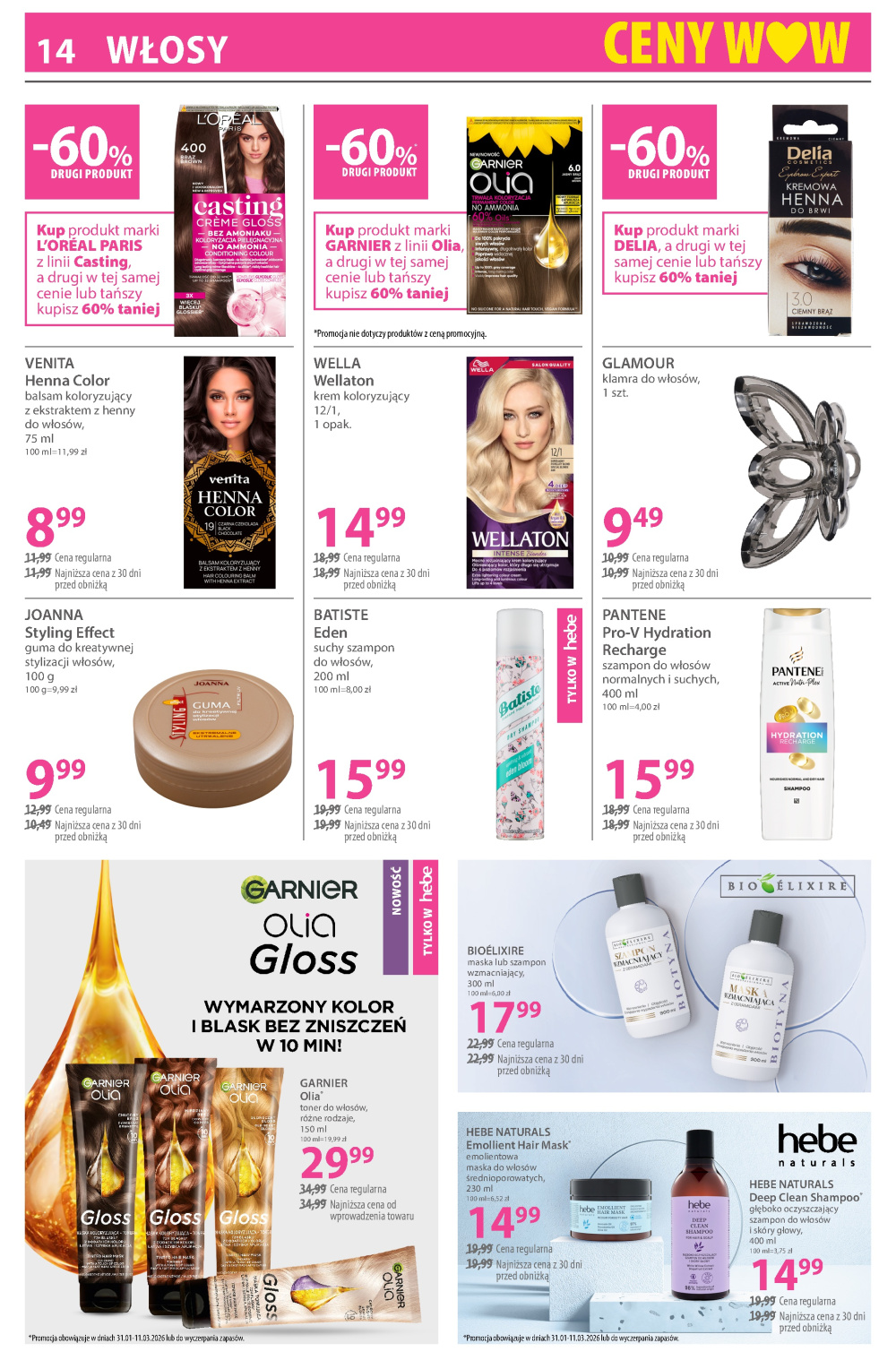Leták Hebe - drogerie gazetka, Polsko - strana 14