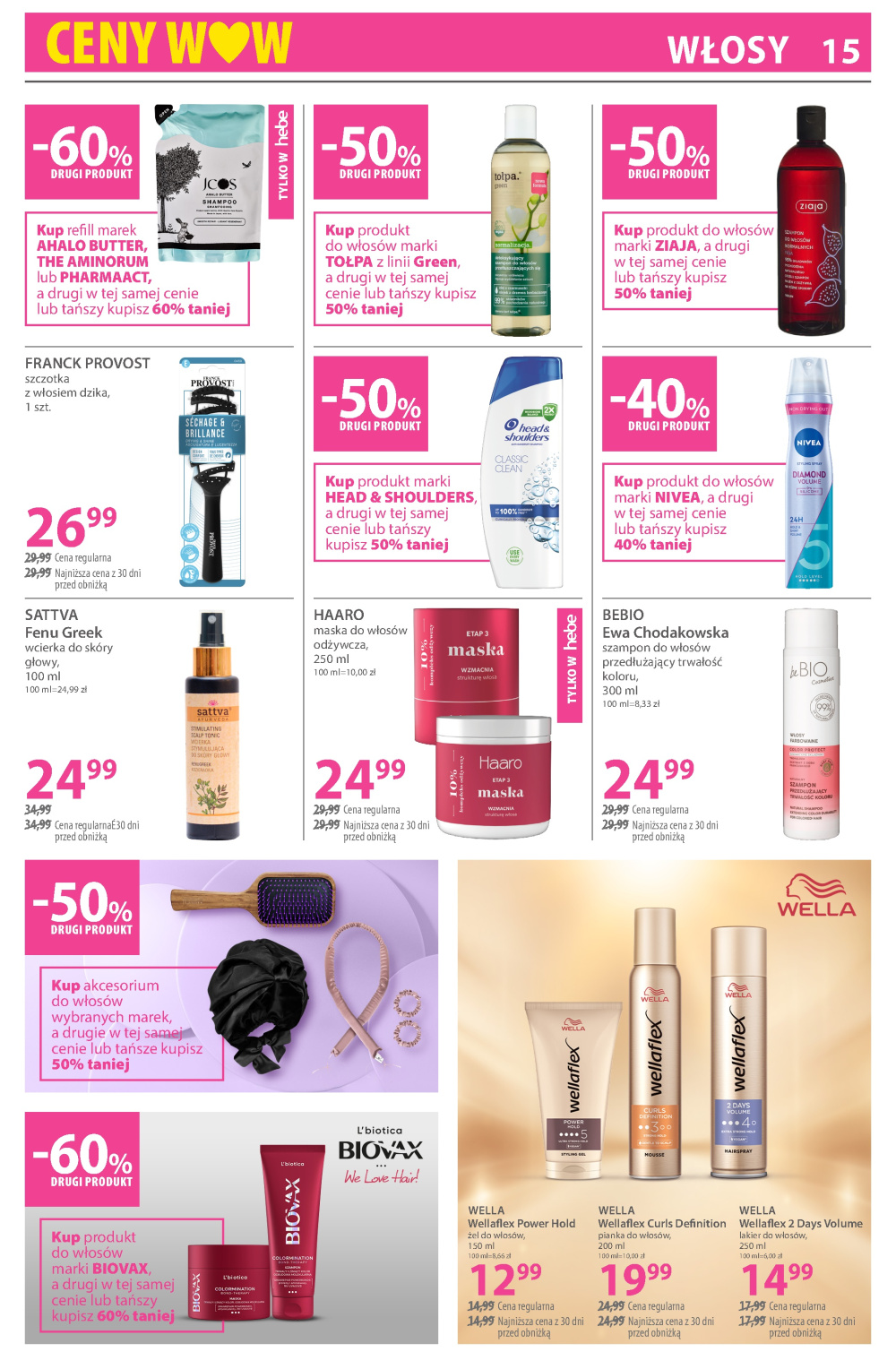 Leták Hebe - drogerie gazetka, Polsko - strana 15