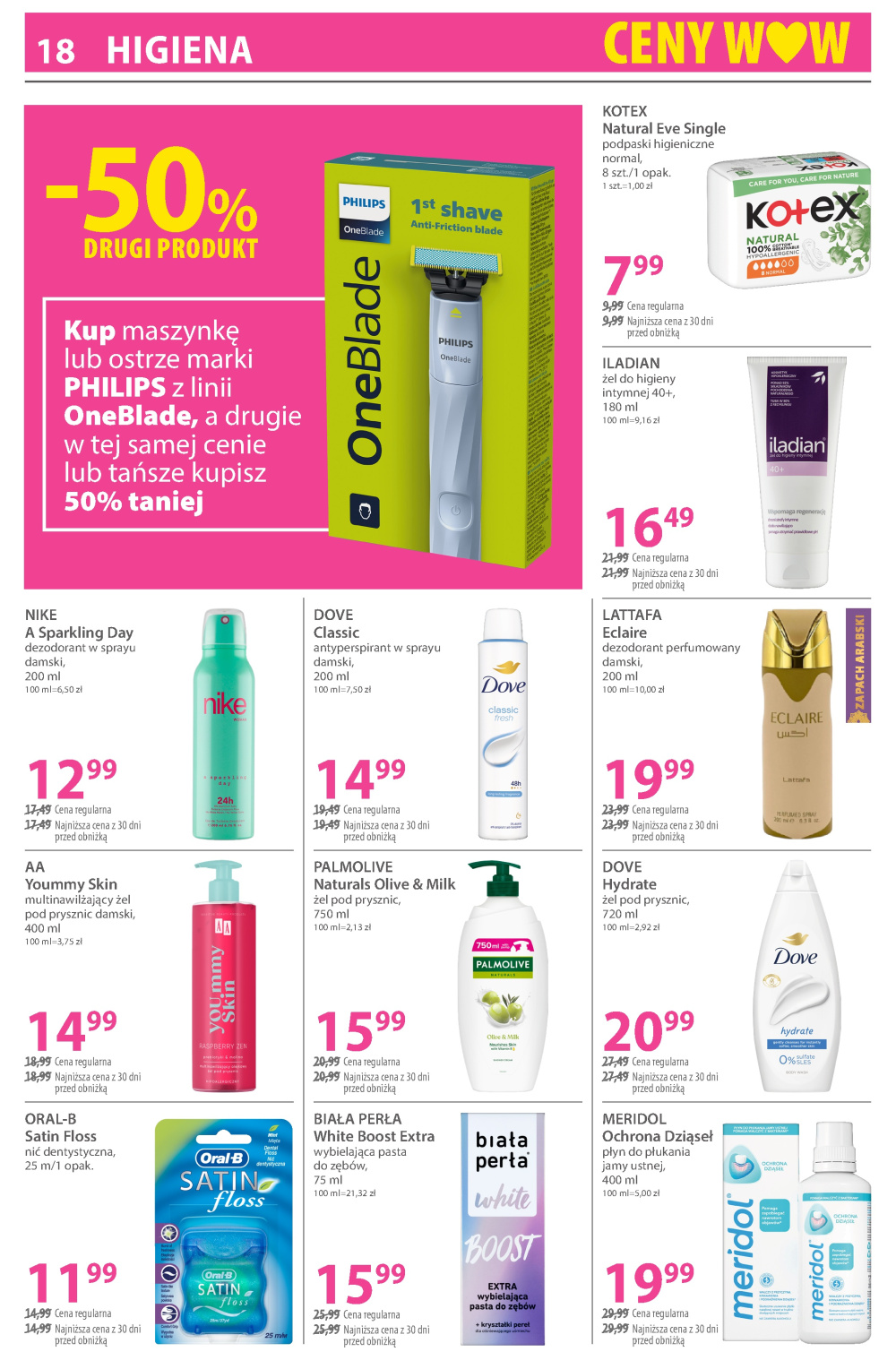 Leták Hebe - drogerie gazetka, Polsko - strana 18