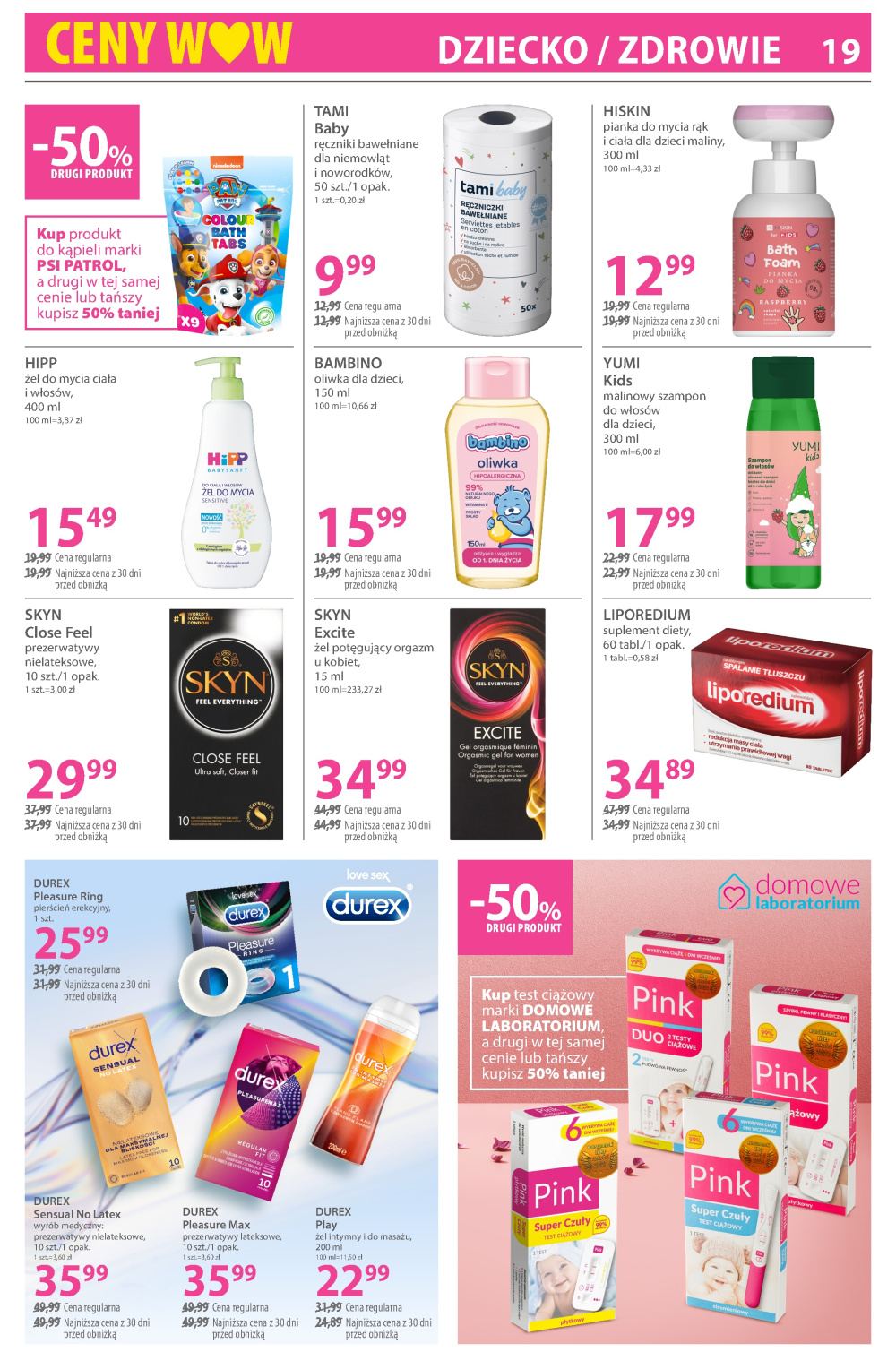 Leták Hebe - drogerie gazetka, Polsko - strana 19