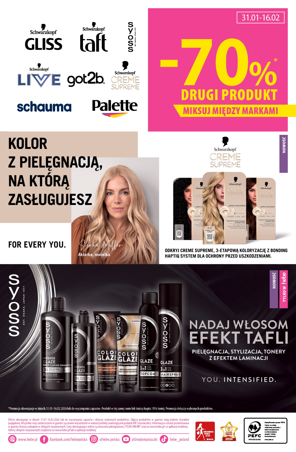 Leták Hebe - drogerie gazetka, Polsko - strana 22