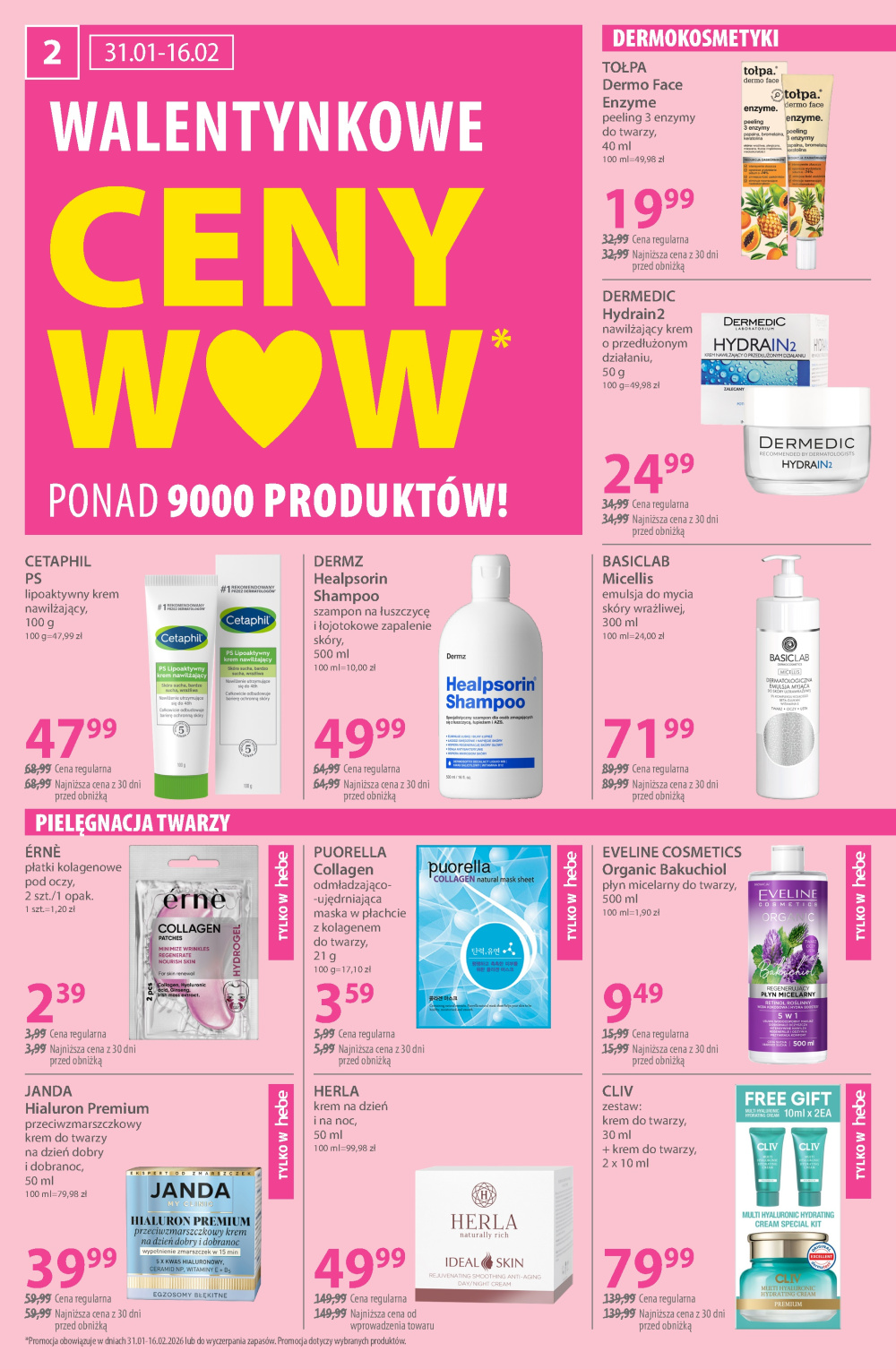 Leták Hebe - drogerie gazetka, Polsko - strana 2