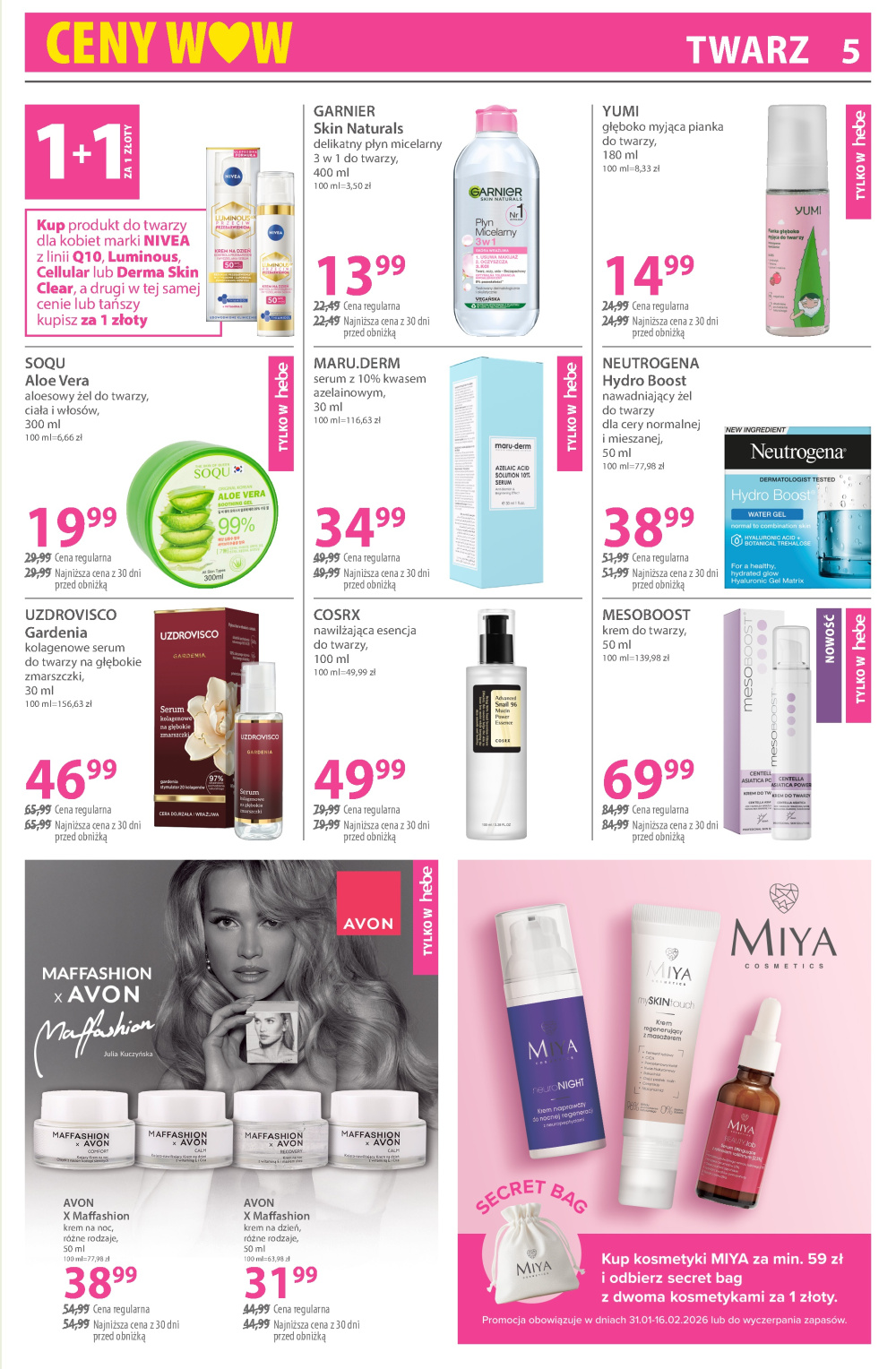 Leták Hebe - drogerie gazetka, Polsko - strana 5