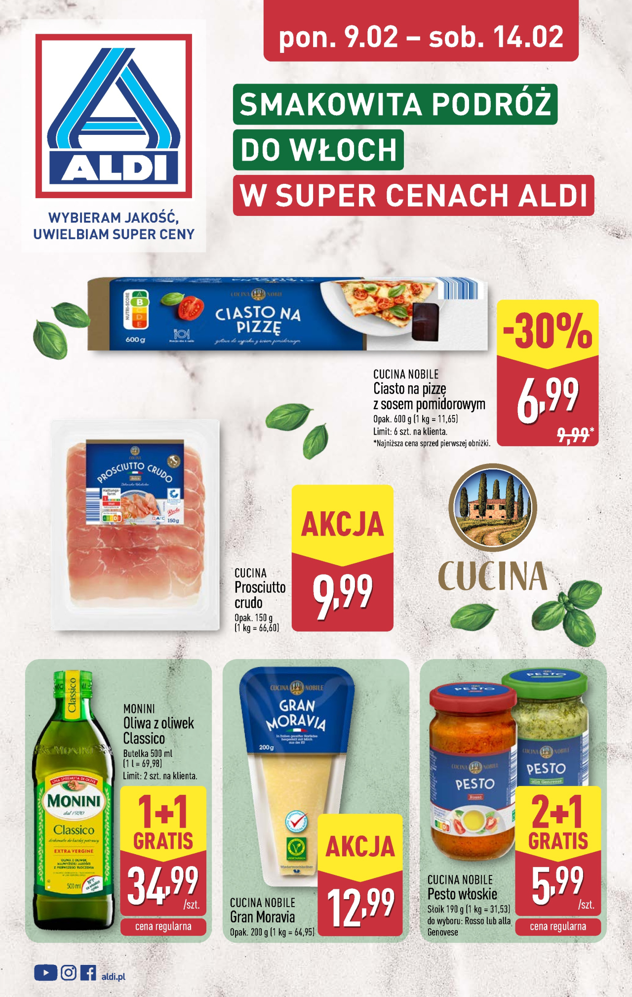 Aldi offerta - Smakowita podróż do Włoch od 9. 02. 2026