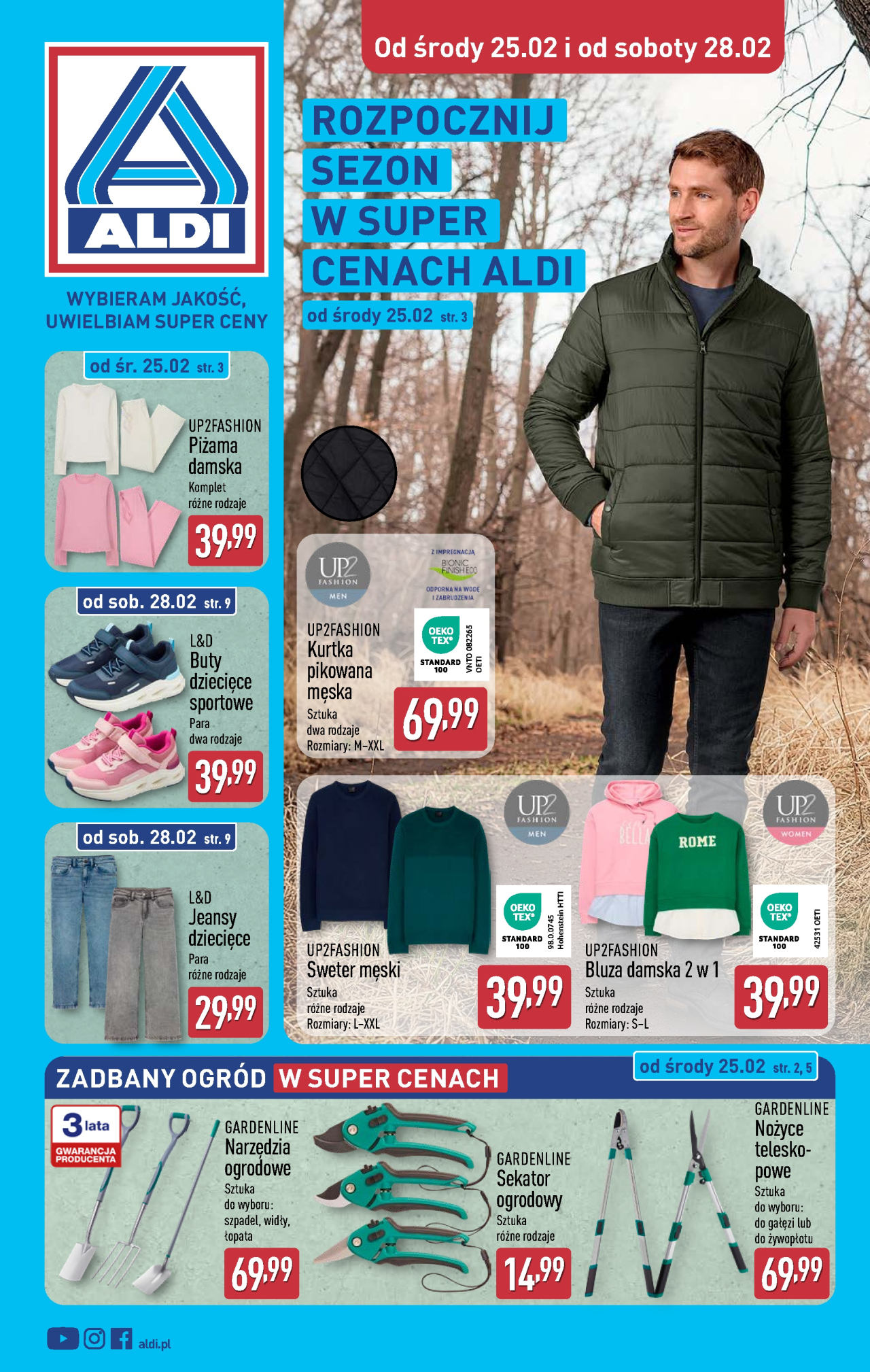 Aldi offerta - Artykuły przemysłowe i tekstylia od 25. 02. 2026