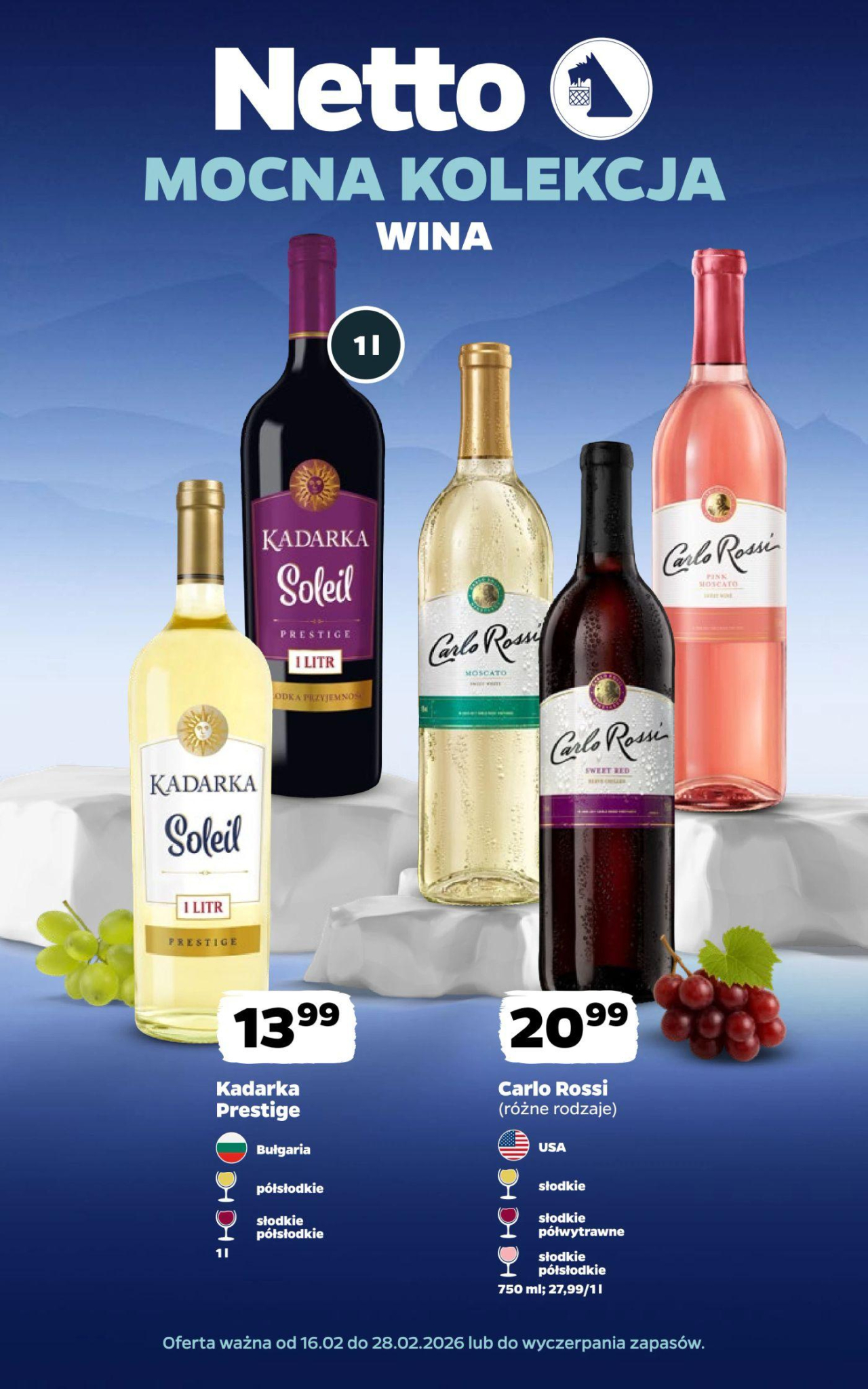 Netto gazetka - Wina od 16. 02. 2026