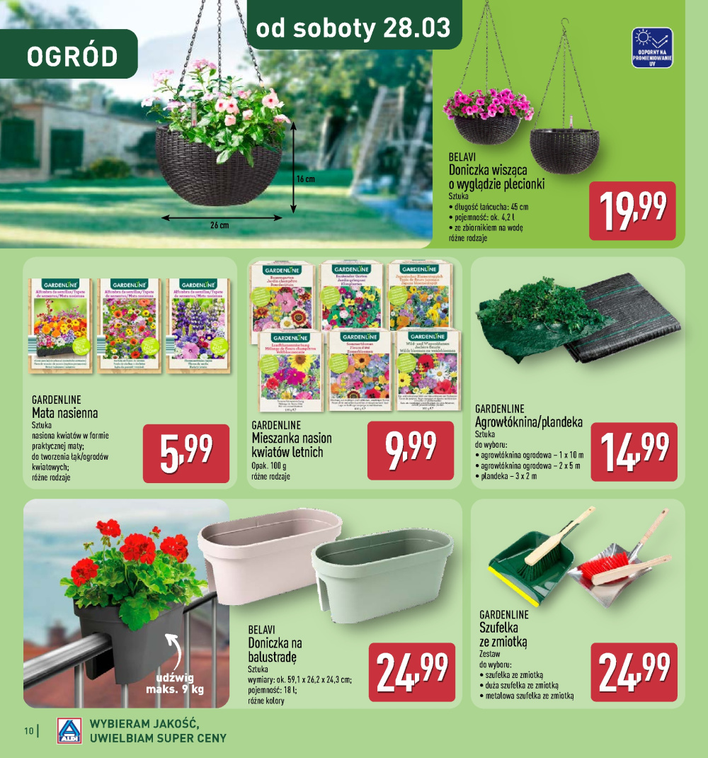 Leták Aldi offerta - Katalog ogrodowy, Polsko - strana 10