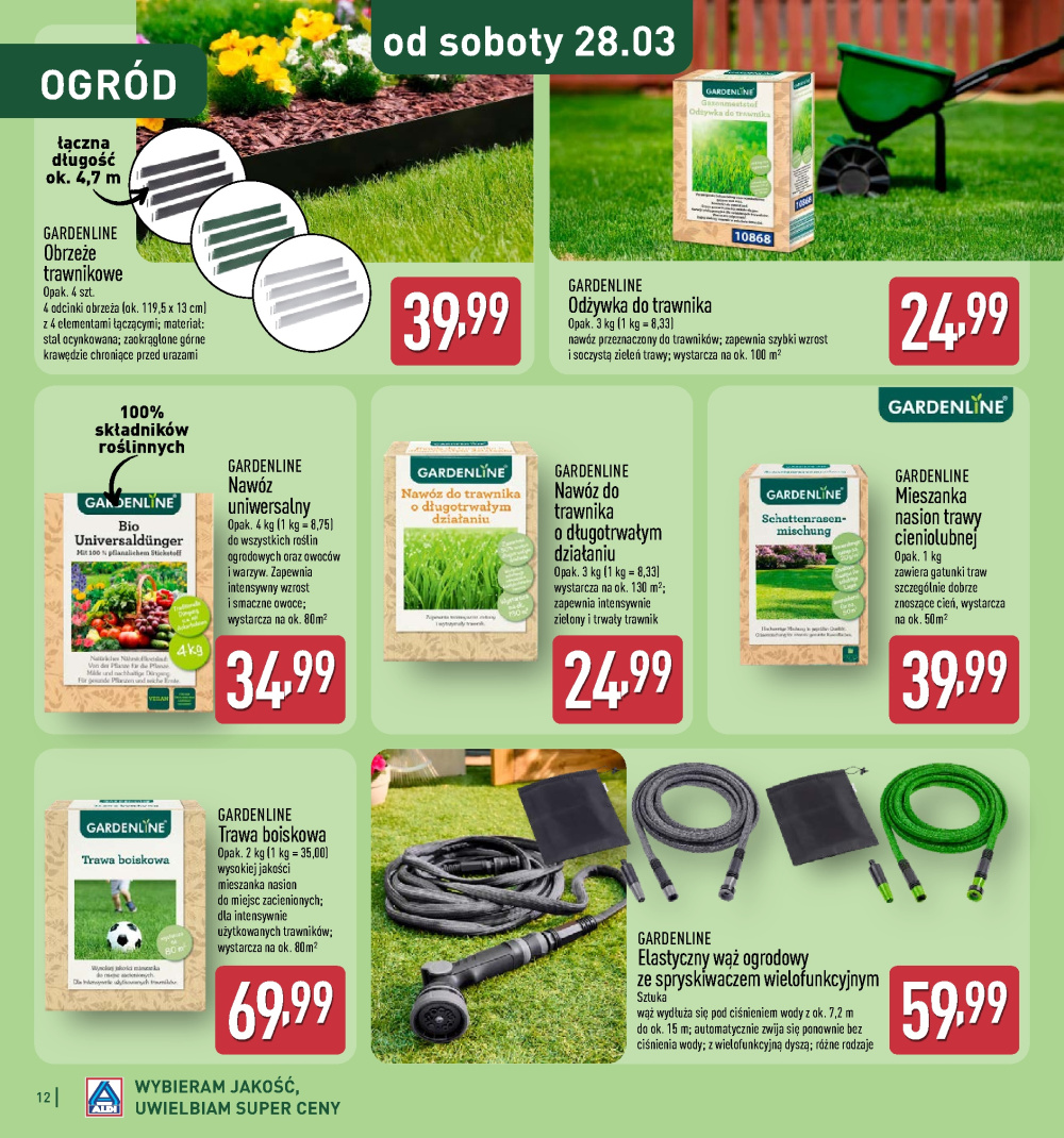 Leták Aldi offerta - Katalog ogrodowy, Polsko - strana 12
