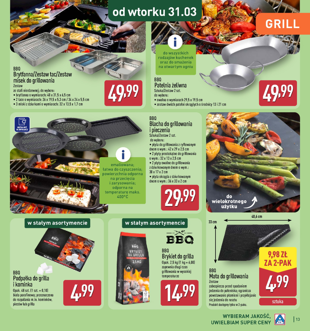 Leták Aldi offerta - Katalog ogrodowy, Polsko - strana 13