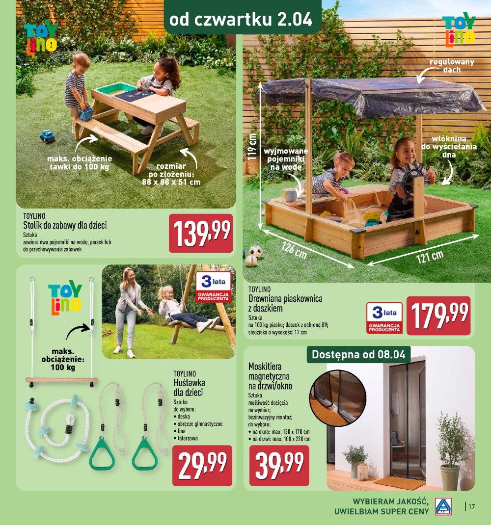 Leták Aldi offerta - Katalog ogrodowy, Polsko - strana 17