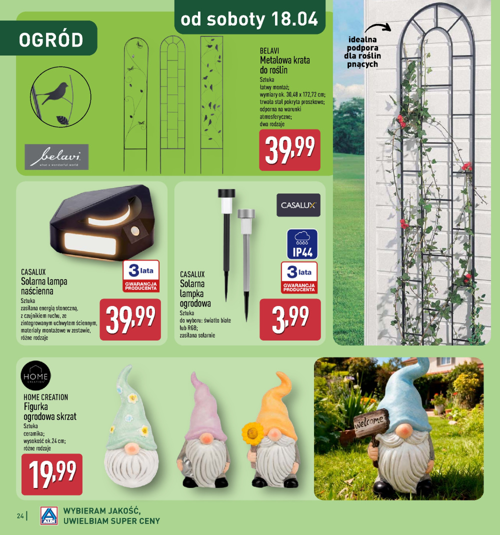 Leták Aldi offerta - Katalog ogrodowy, Polsko - strana 24
