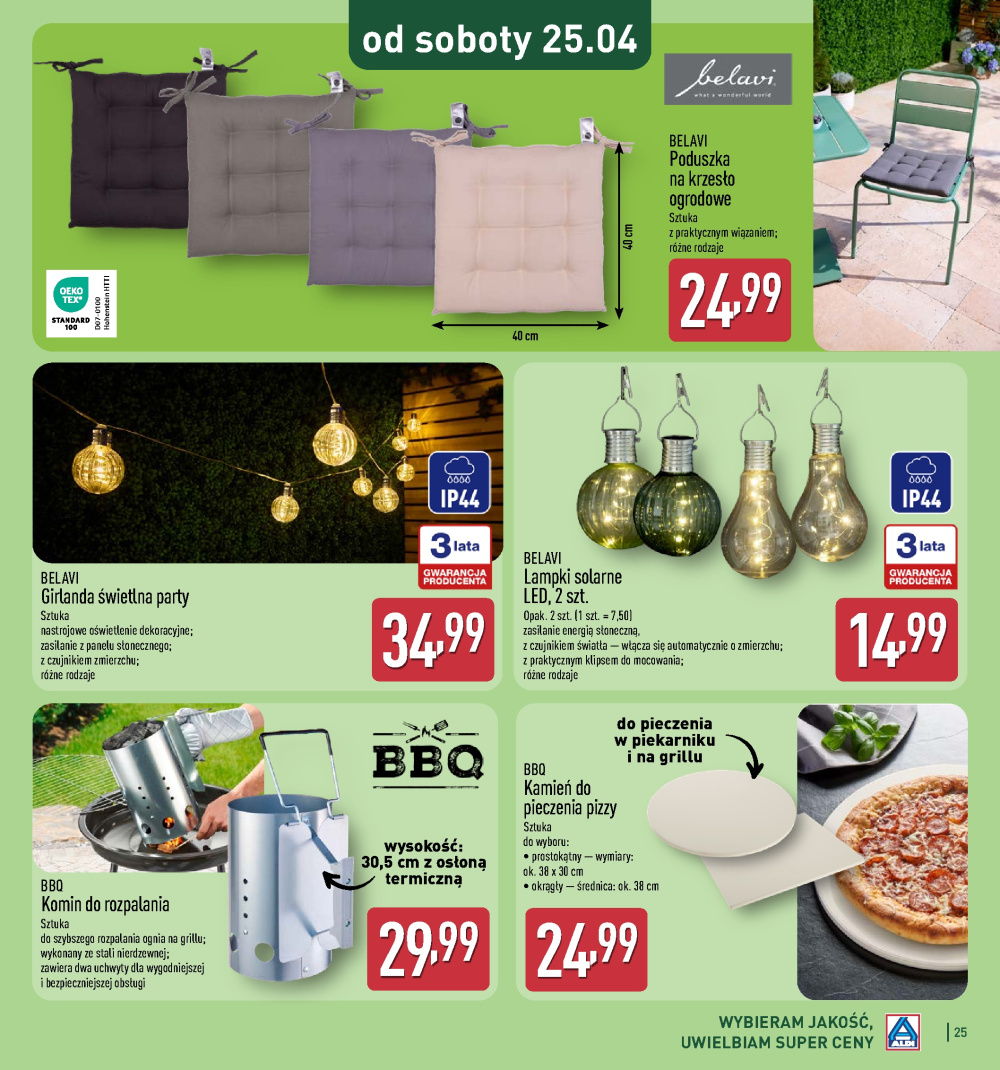 Leták Aldi offerta - Katalog ogrodowy, Polsko - strana 25