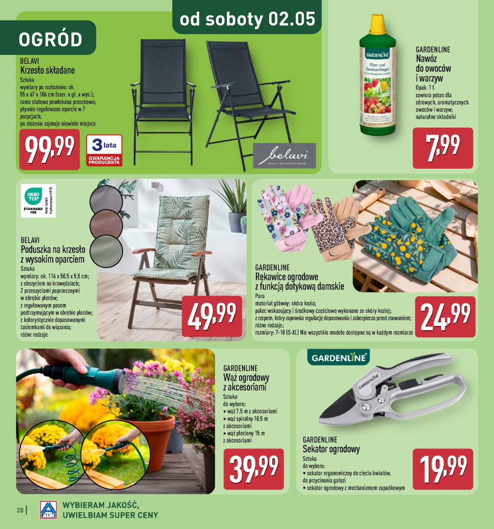 Leták Aldi offerta - Katalog ogrodowy, Polsko - strana 28