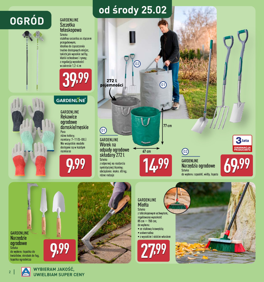 Leták Aldi offerta - Katalog ogrodowy, Polsko - strana 2