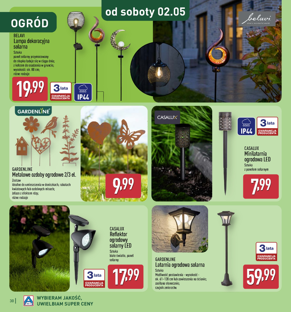 Leták Aldi offerta - Katalog ogrodowy, Polsko - strana 30