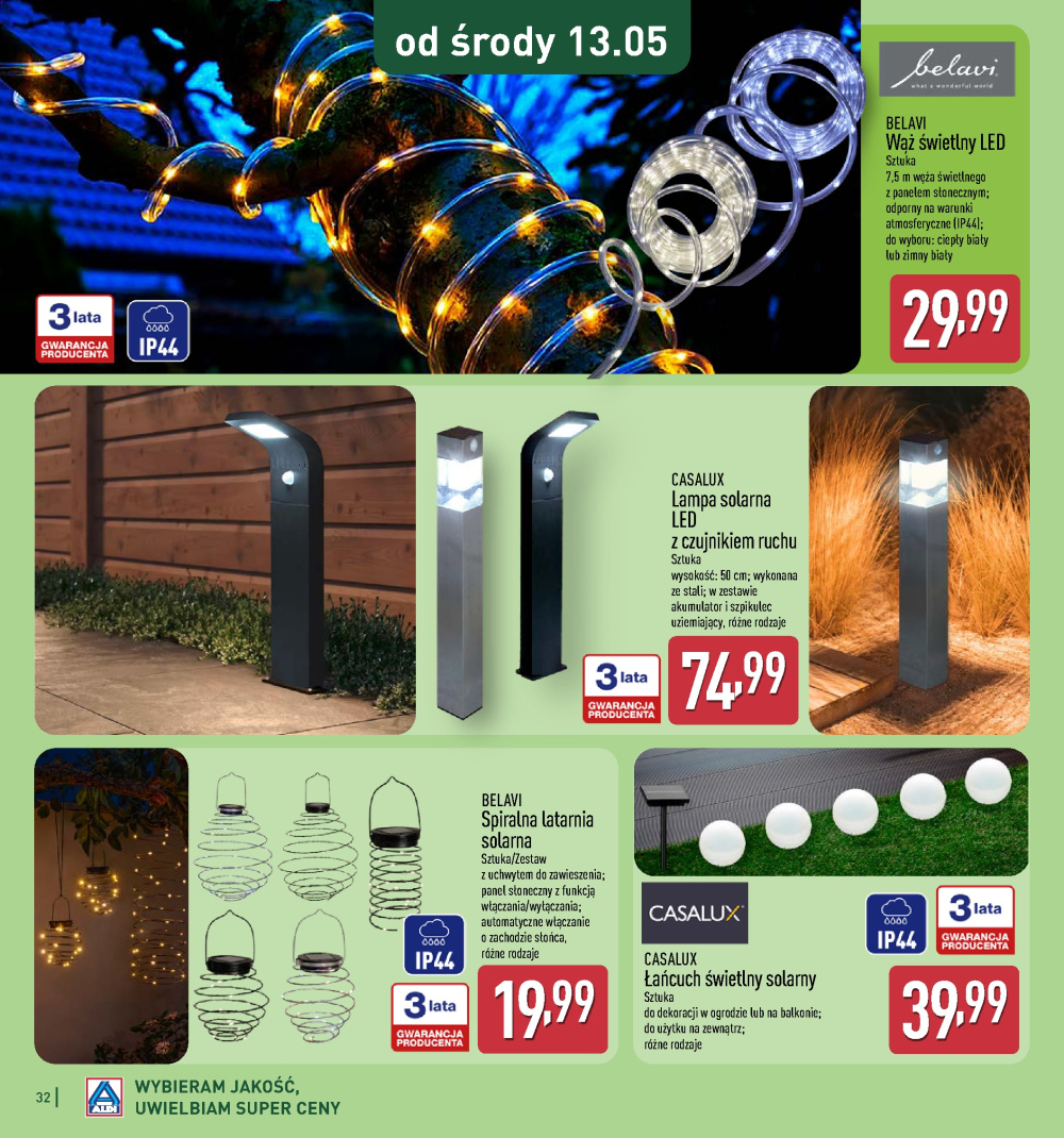 Leták Aldi offerta - Katalog ogrodowy, Polsko - strana 32