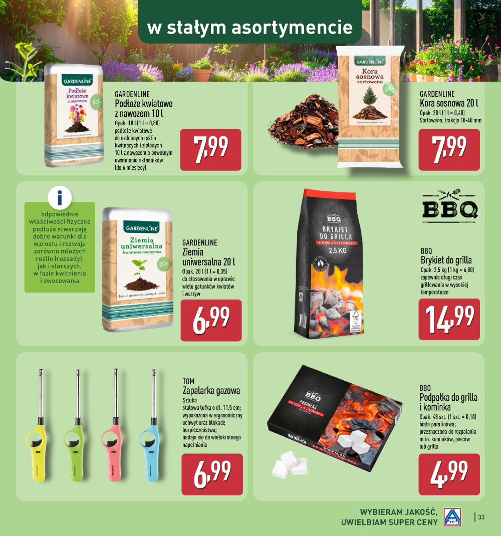 Leták Aldi offerta - Katalog ogrodowy, Polsko - strana 33