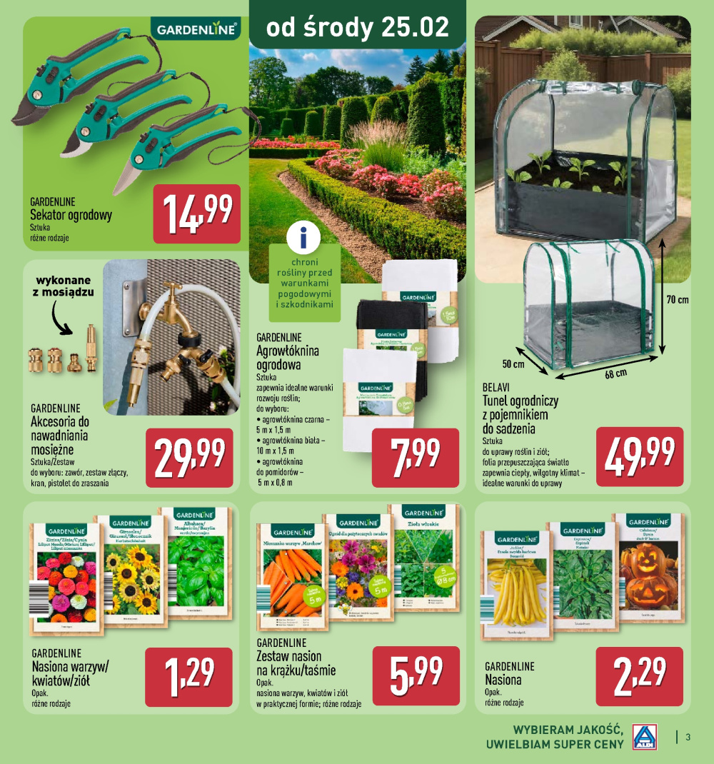 Leták Aldi offerta - Katalog ogrodowy, Polsko - strana 3
