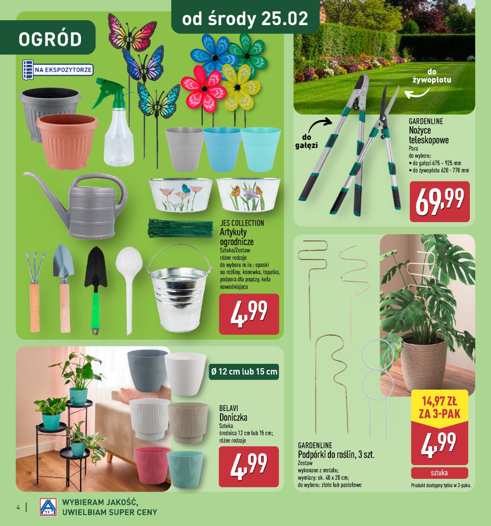 Leták Aldi offerta - Katalog ogrodowy, Polsko - strana 4
