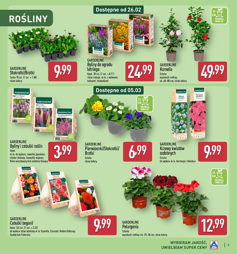 Leták Aldi offerta - Katalog ogrodowy, Polsko - strana 5