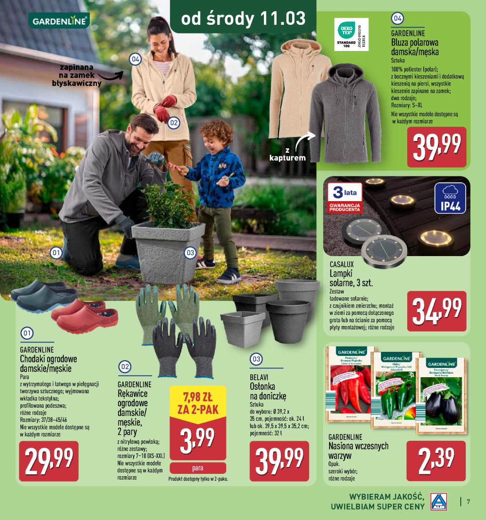 Leták Aldi offerta - Katalog ogrodowy, Polsko - strana 7