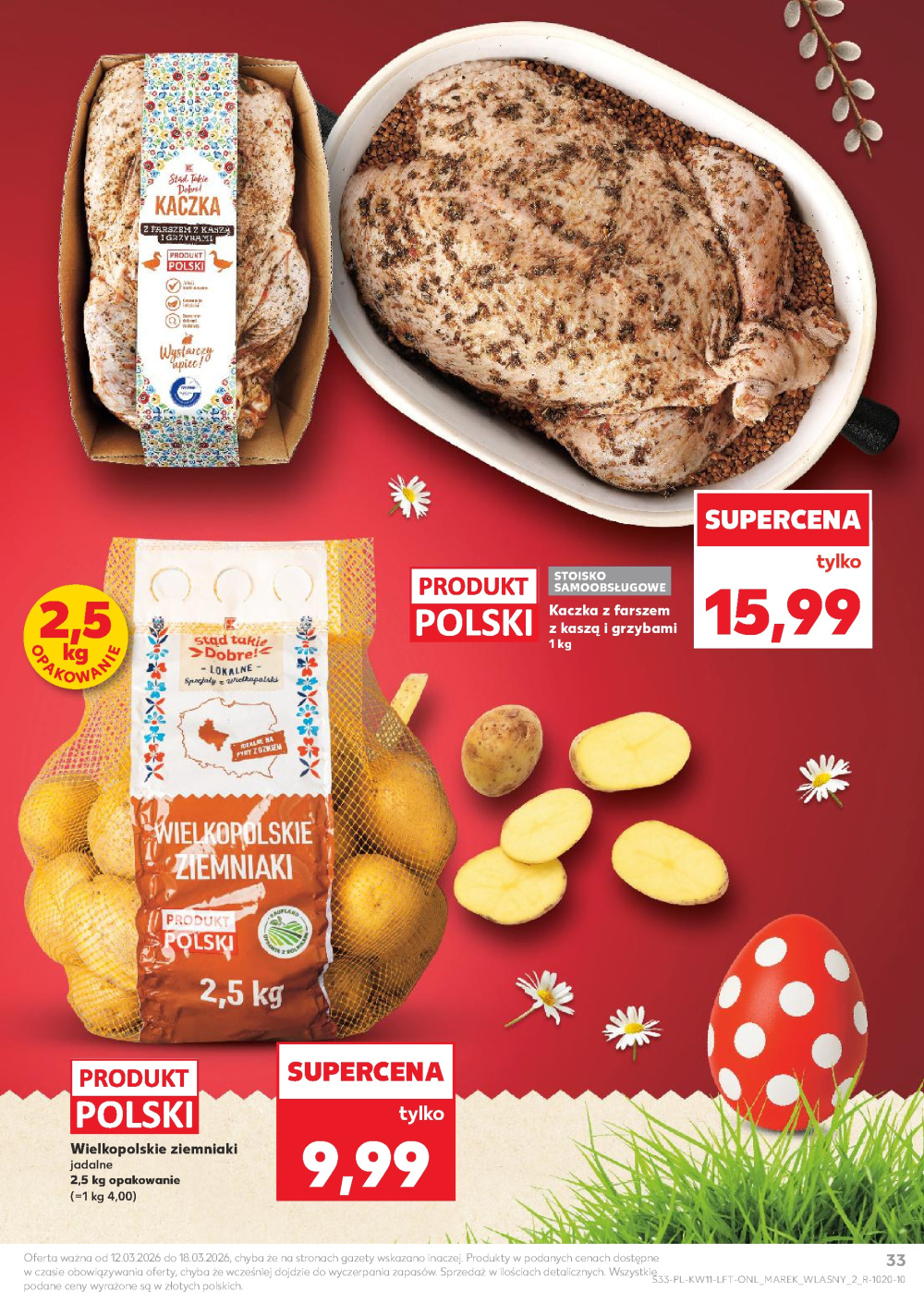 Leták Kaufland gazetka Namysłów, Polsko - strana 33