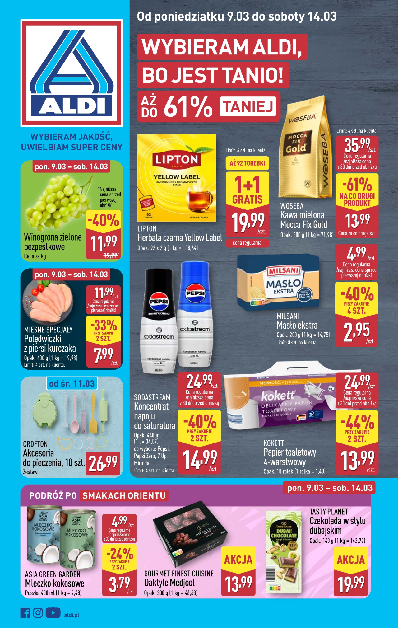 Aldi offerta od 9. 03. 2026