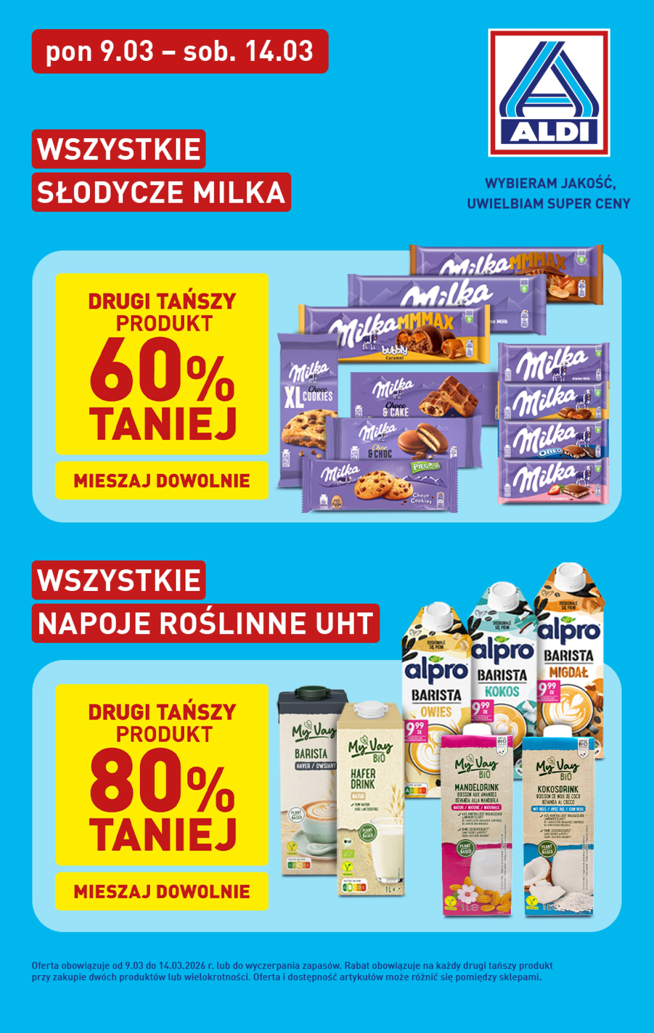 Aldi offerta - Super ceny ALDI od 9. 03. 2026