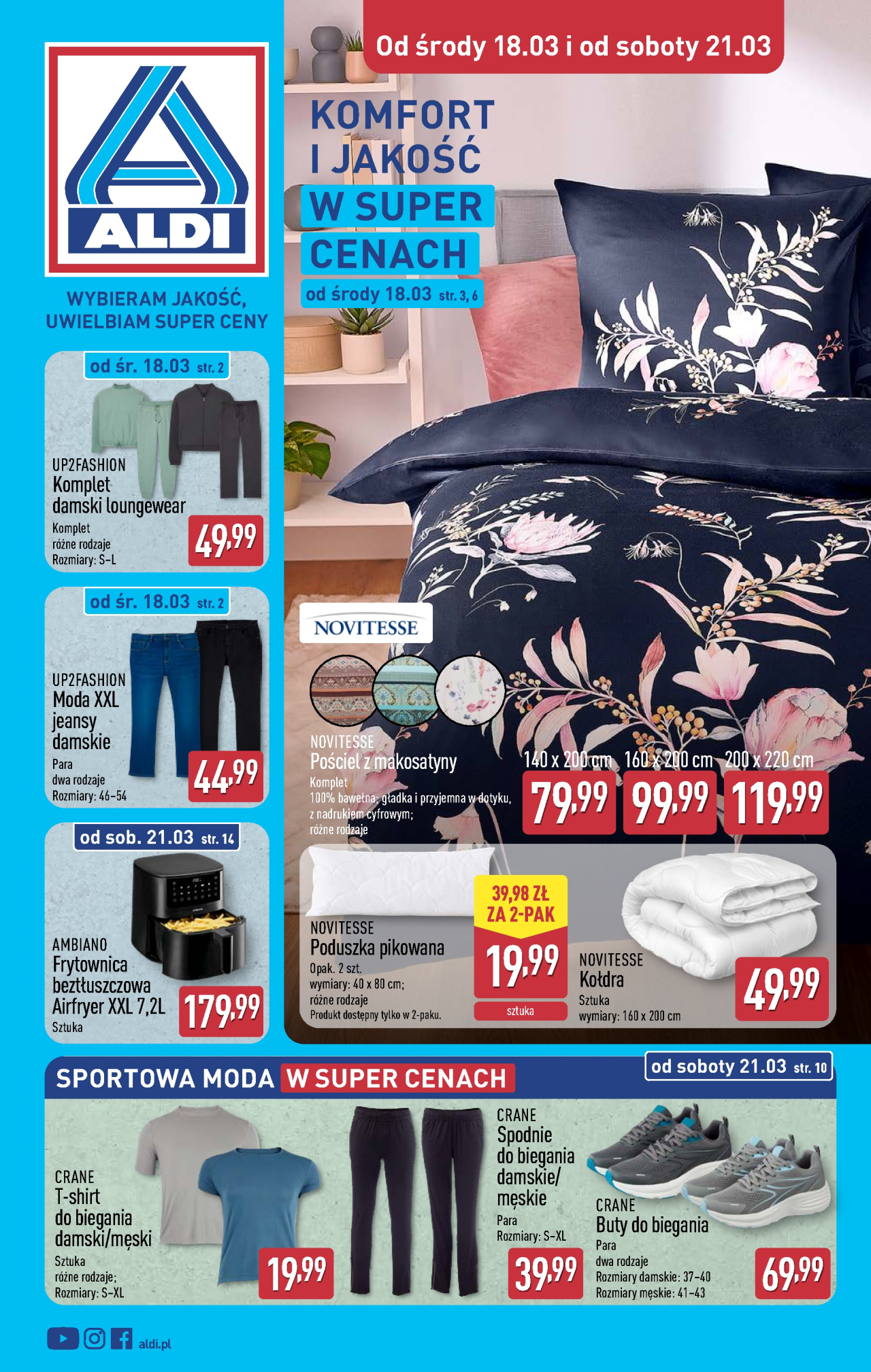 Aldi offerta - Artykuły przemysłowe i tekstylia od 18. 03. 2026