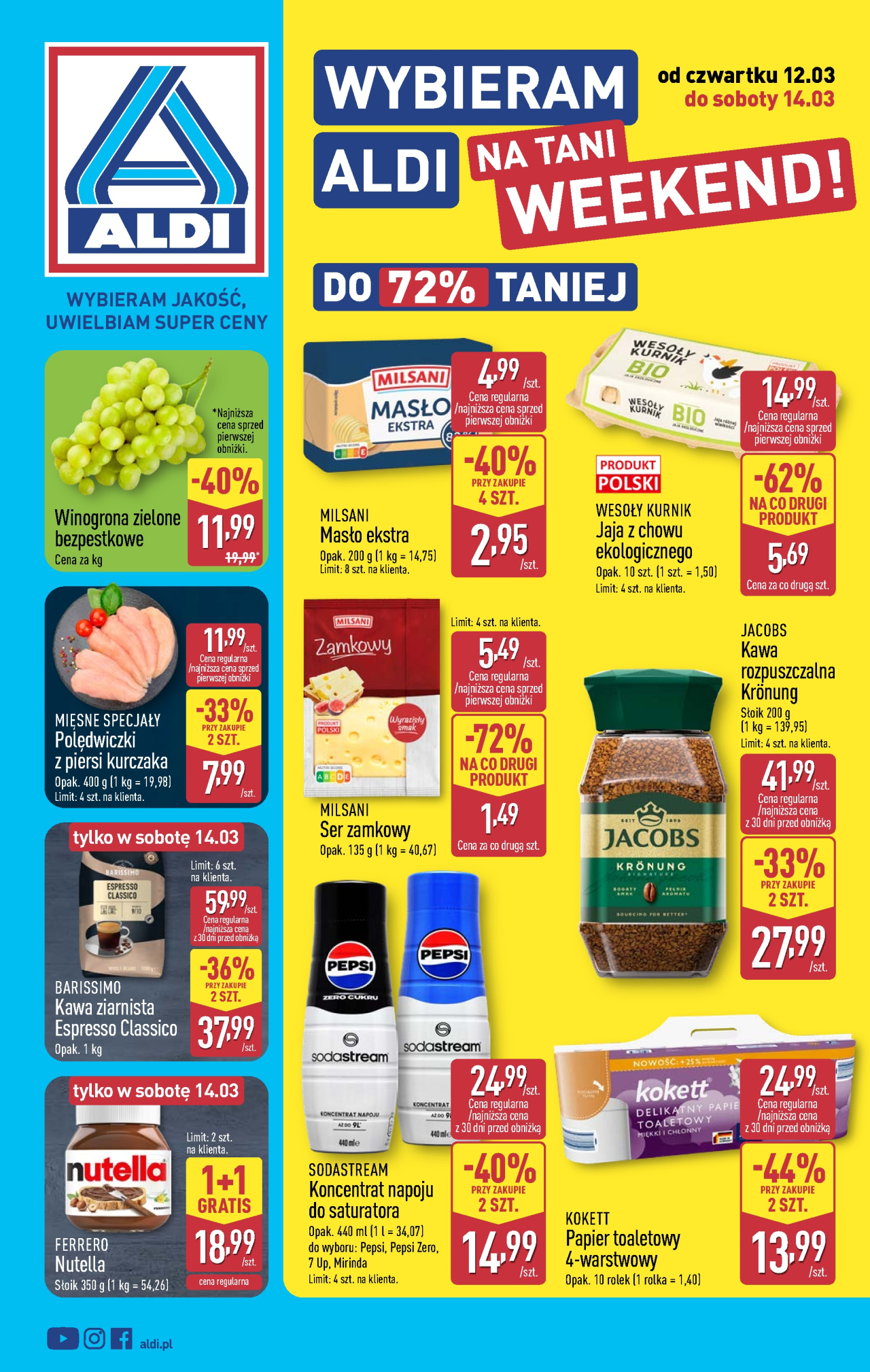 Aldi offerta - Oferta weekendowa od 12. 03. 2026