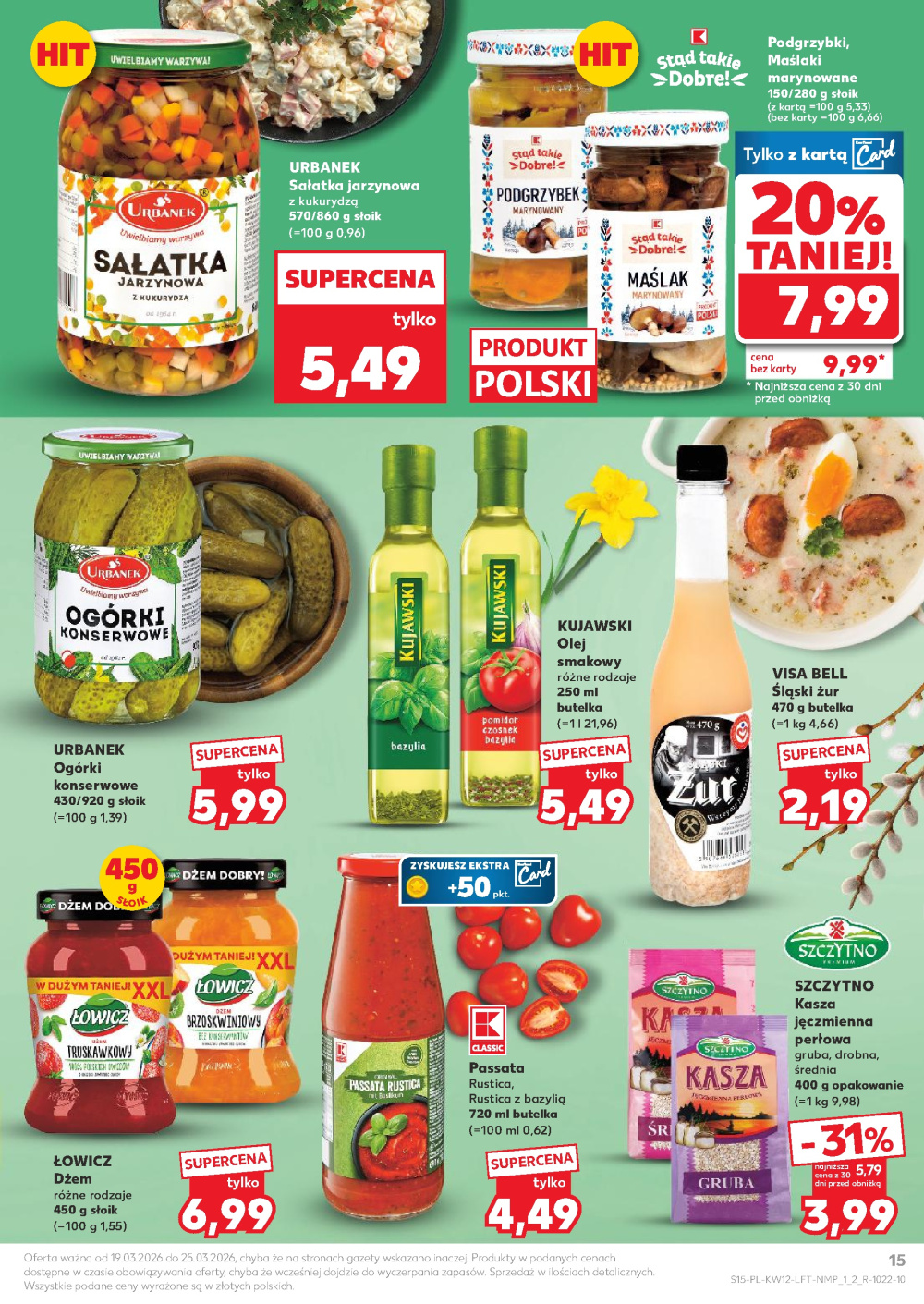 Leták Kaufland gazetka Brodnica, Polsko - strana 15