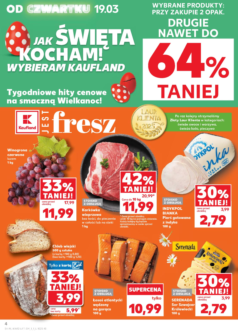 Leták Kaufland gazetka Dąbrowa Górnicza Mydlice, Polsko - strana 4