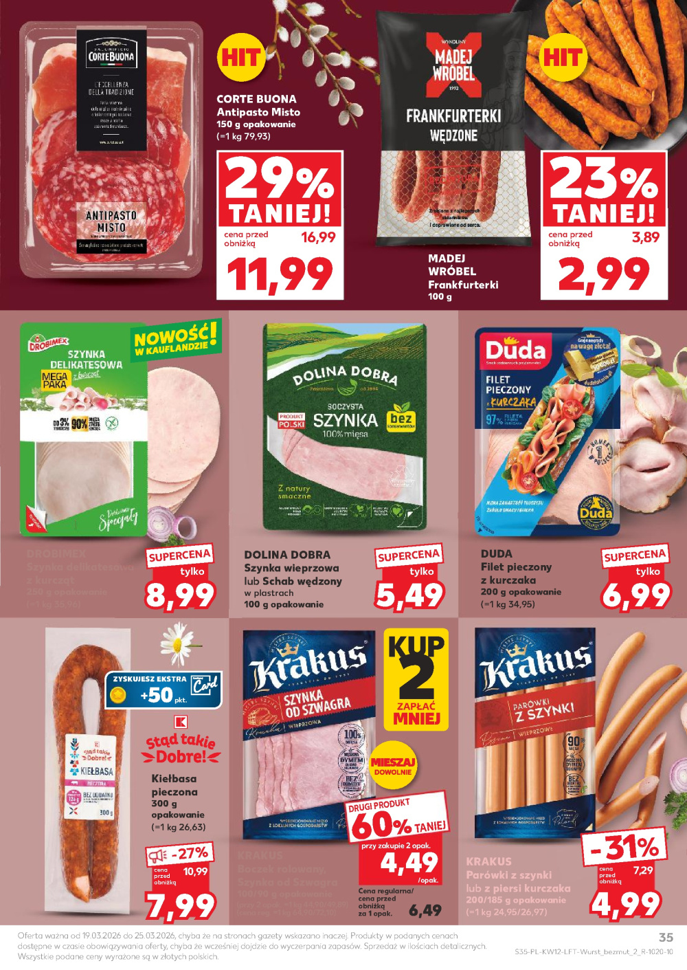 Leták Kaufland gazetka Dzierżoniów, Polsko - strana 35