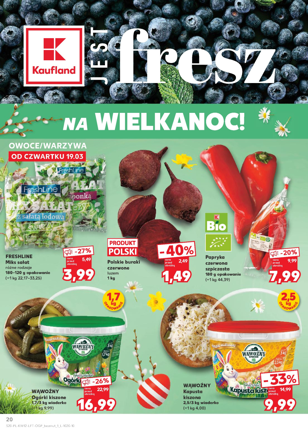 Leták Kaufland gazetka Kędzierzyn-Koźle, Polsko - strana 20