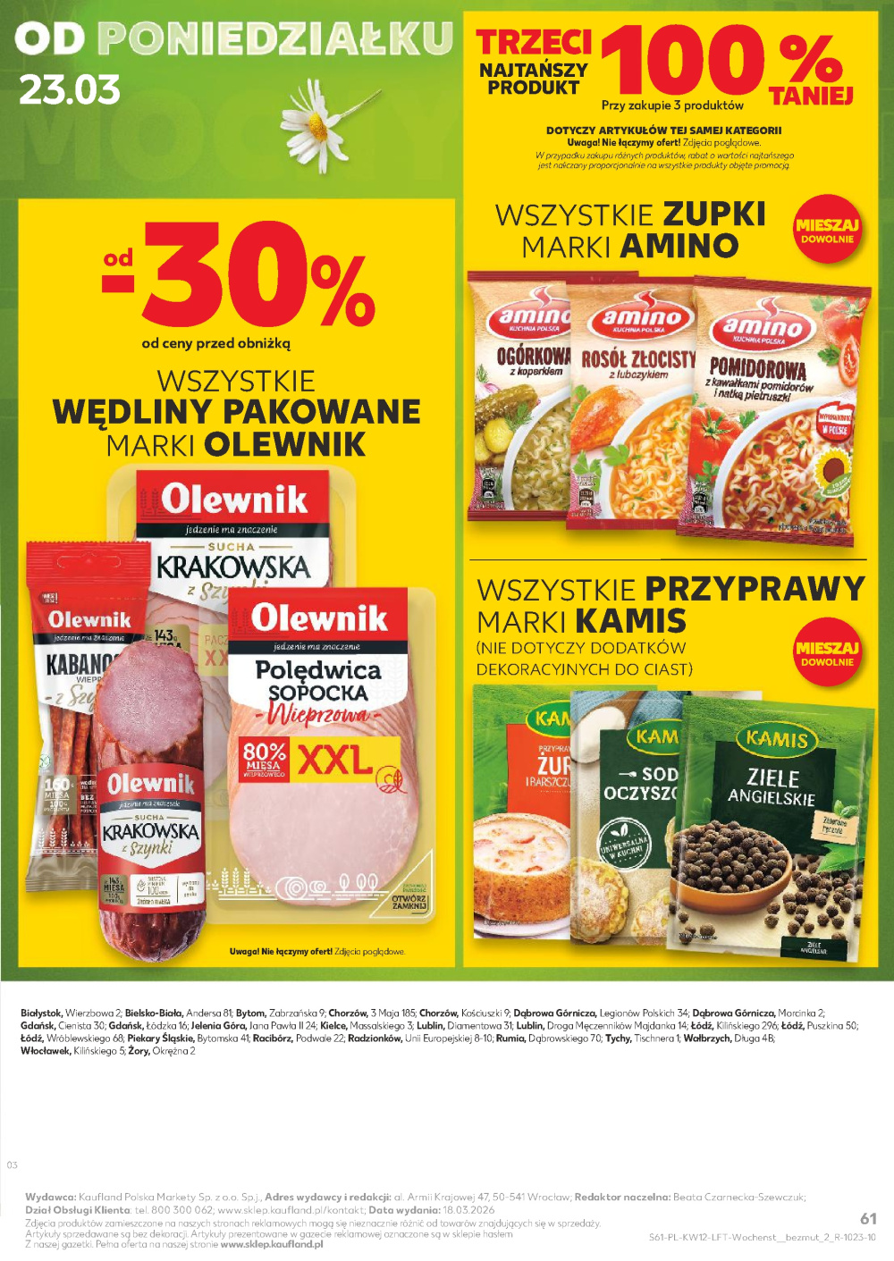 Leták Kaufland gazetka Łódź Śródmieście, Polsko - strana 61