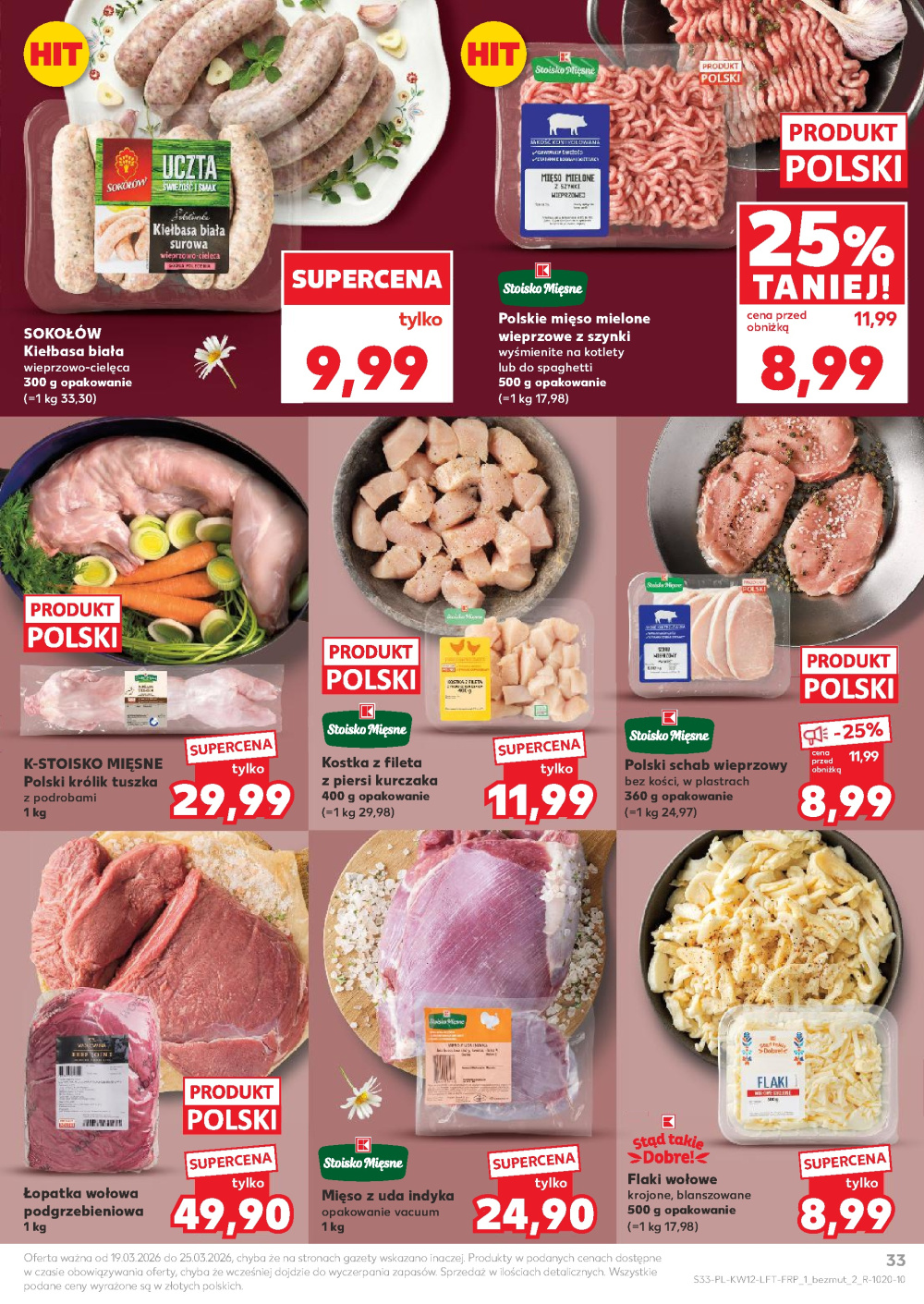 Leták Kaufland gazetka Strzelce Opolskie, Polsko - strana 33