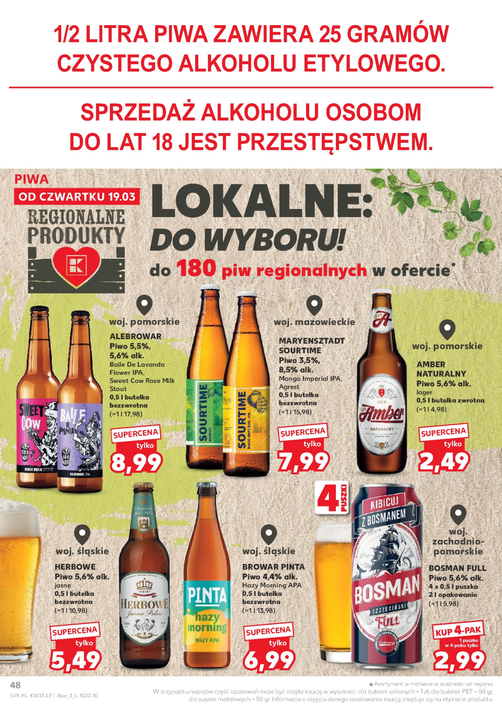 Leták Kaufland gazetka Strzelce Opolskie, Polsko - strana 48