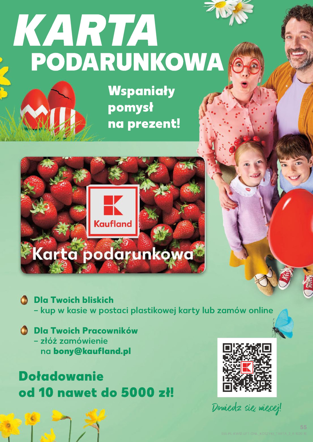 Leták Kaufland gazetka Strzelce Opolskie, Polsko - strana 55