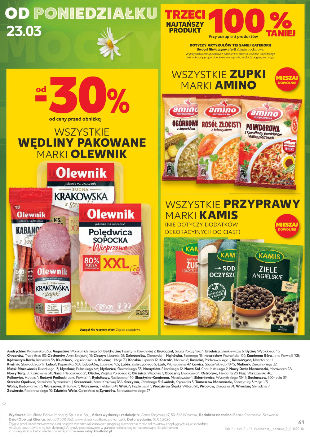 Leták Kaufland gazetka Kluczbork, Polsko - strana 61