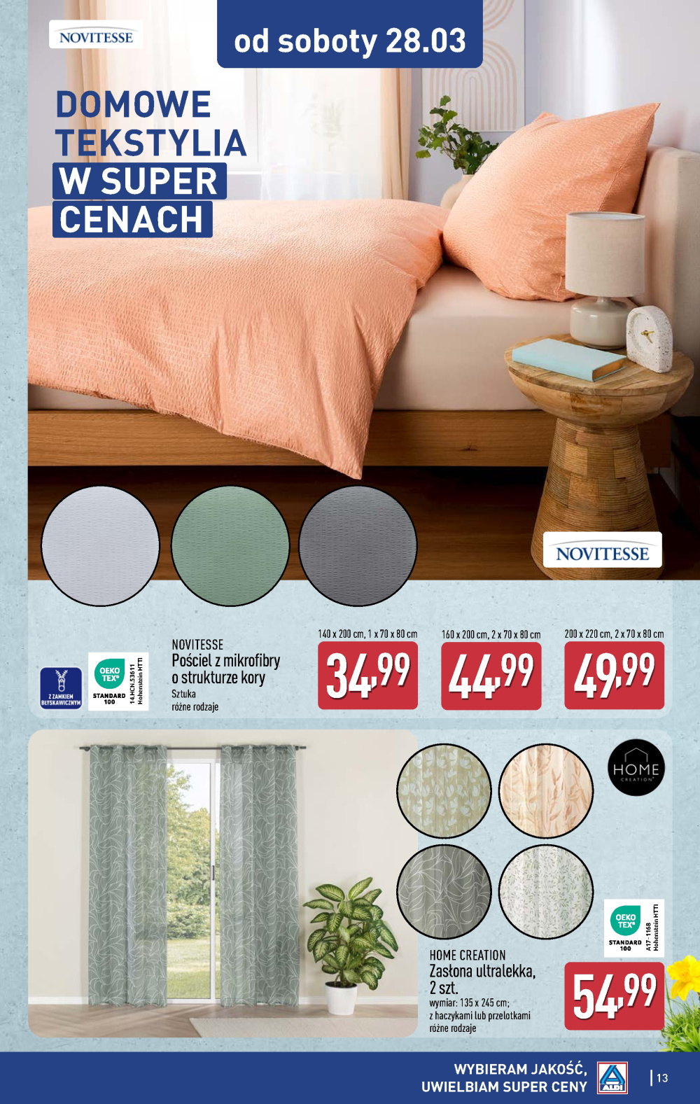 Leták Aldi offerta - Artykuły przemysłowe i tekstylia, Polsko - strana 13