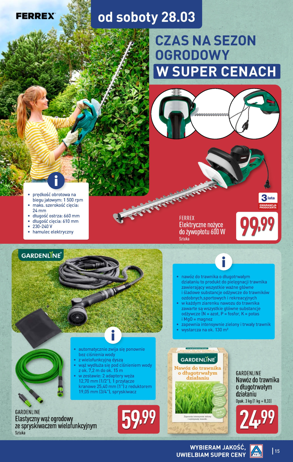 Leták Aldi offerta - Artykuły przemysłowe i tekstylia, Polsko - strana 15