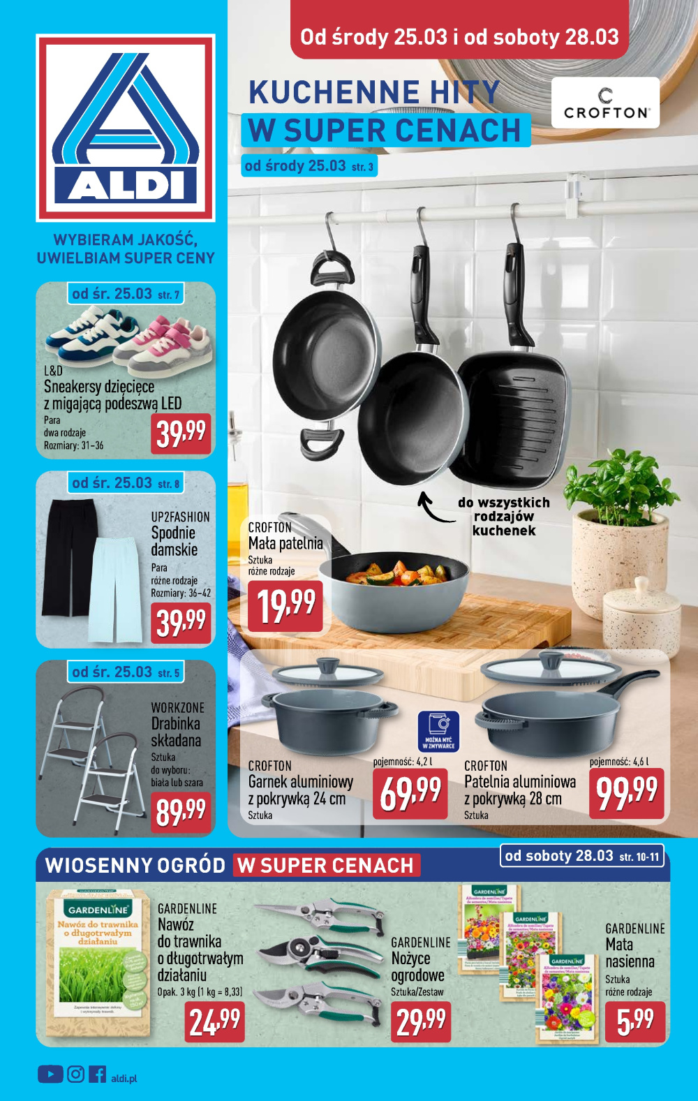 Leták Aldi offerta - Artykuły przemysłowe i tekstylia, Polsko - strana 1