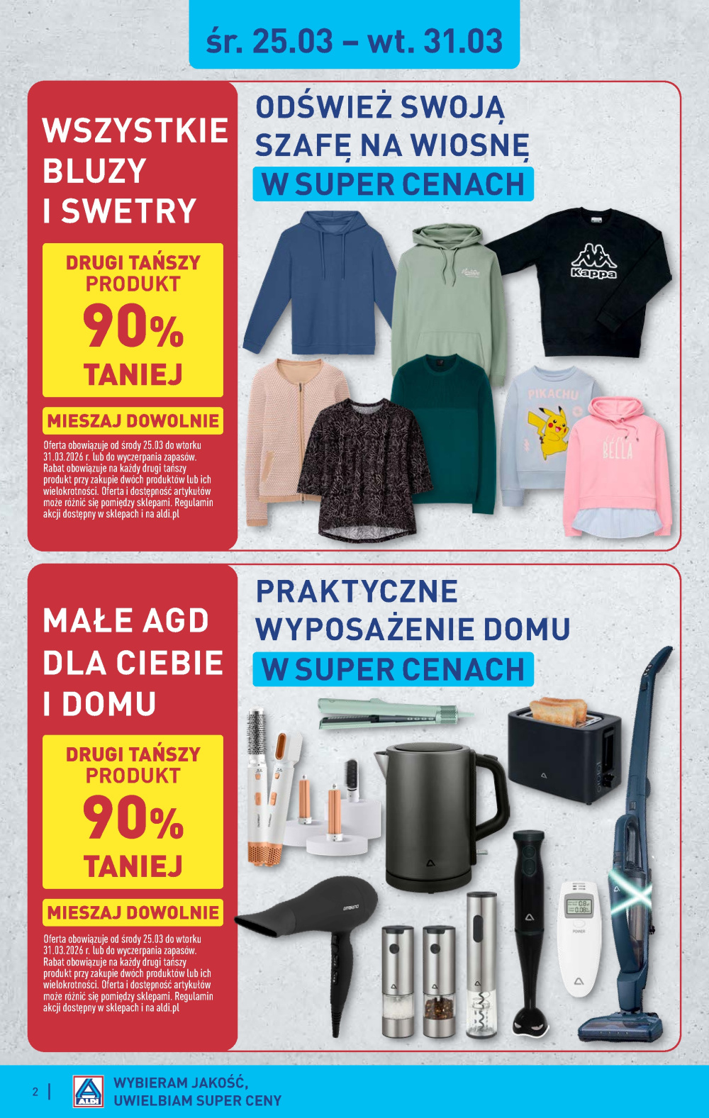 Leták Aldi offerta - Artykuły przemysłowe i tekstylia, Polsko - strana 2
