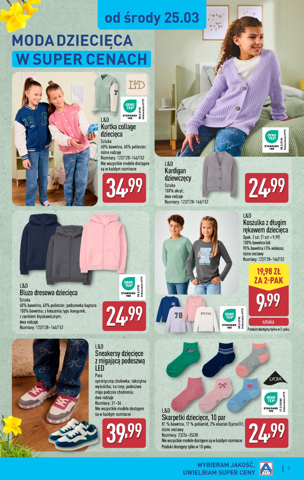 Leták Aldi offerta - Artykuły przemysłowe i tekstylia, Polsko - strana 7