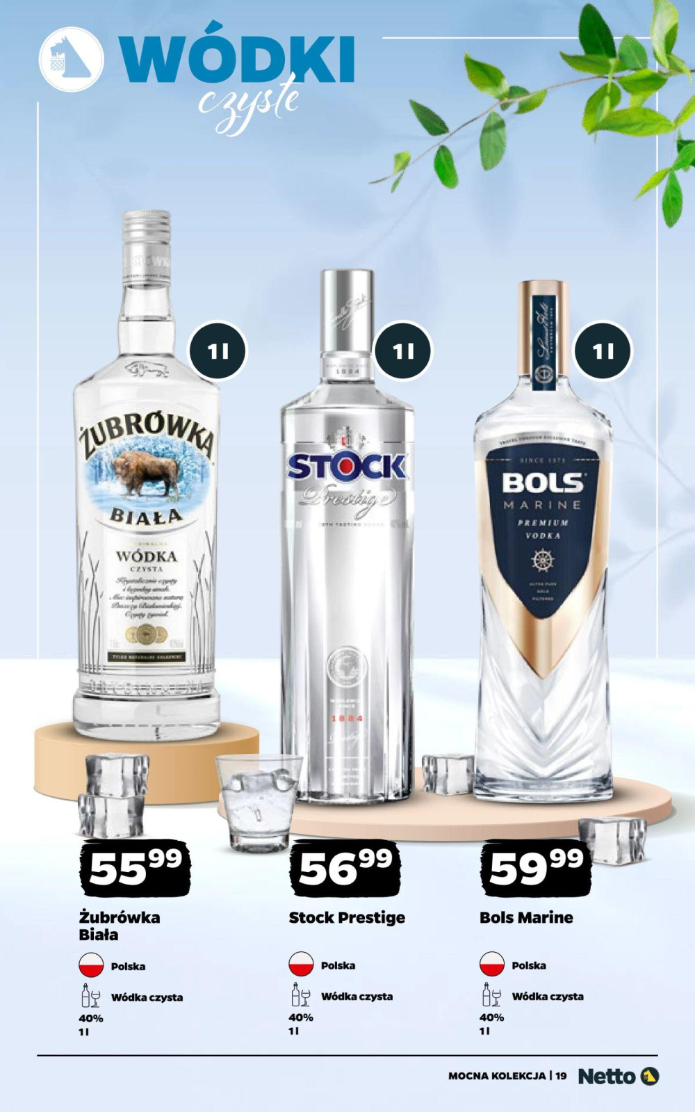 Leták Netto gazetka - Alkohole, Polsko - strana 19